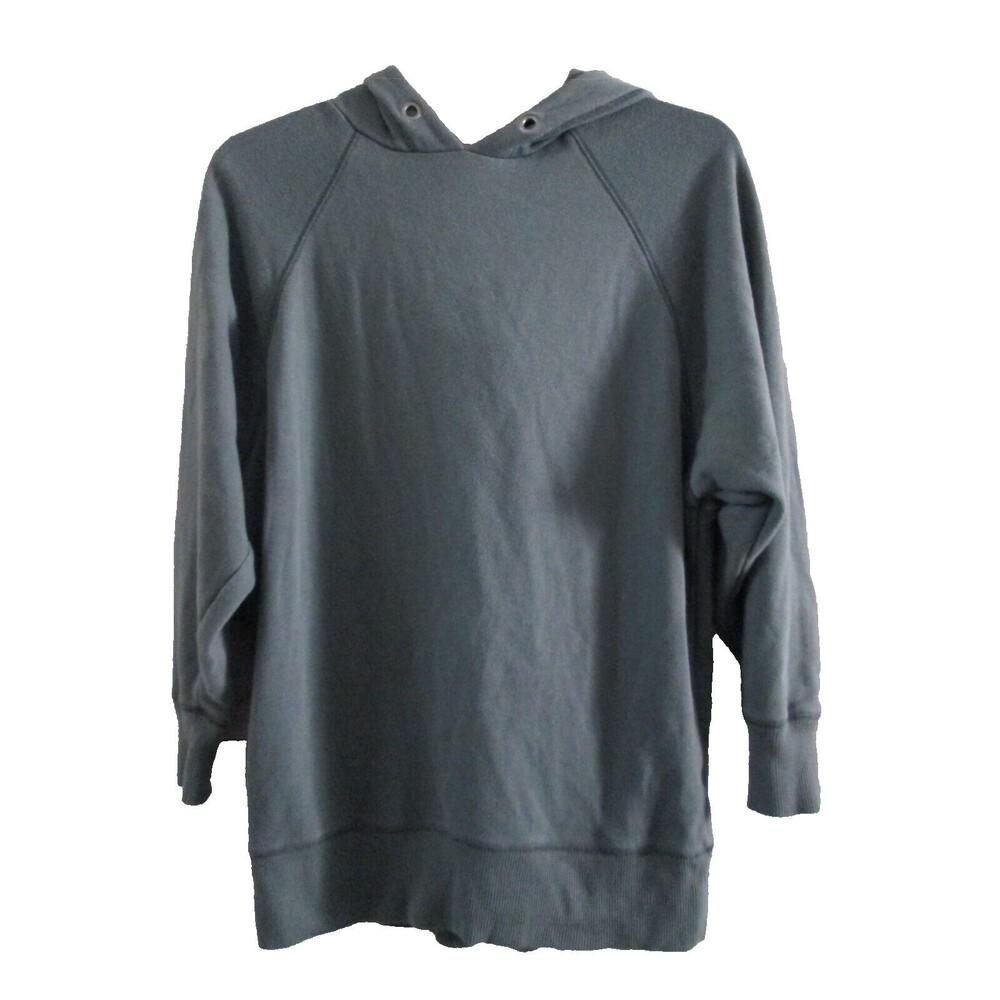 aerie Hoodie Women's Small Green Long Sleeve Solid Pullover